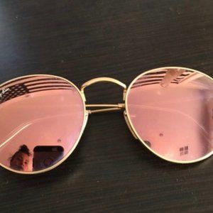 Ray Ban Rose Gold Aviator